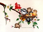 CT-HT-347 TO CHIM NON - A BIRD'NEST 16x20 in - USD 174