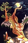 CT-HT-430 ANH HUNG SON LAM - THE KING OF THE JUNGLE (relief) 51x35 in - USD 2363