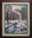 CT-HC-274 CHIEU MUA DONG - A WINTER EVENING 26x18 in - USD 1235