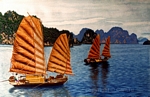 CT-HC-288-1 VINH HA LONG - HA LONG BAY 32x48 in - USD 1675