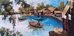 CT-HC-378 XOM CHAI - THE FISHING VILLAGE 17x30 in - USD 567