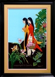 CT-HN-12 DI GIUA MUA XUAN - GO IN THE SPRING (relief) 36x24 in - USD 1287