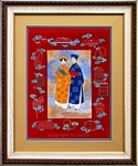 CT-HN-59 HEN UOC - A COUPLE (relief) 18x14 in - USD 247