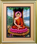 CT-HP-1 DUC BON SU - SHAKYAMUNI BUDDHA (relief) 20x16 in - USD 682